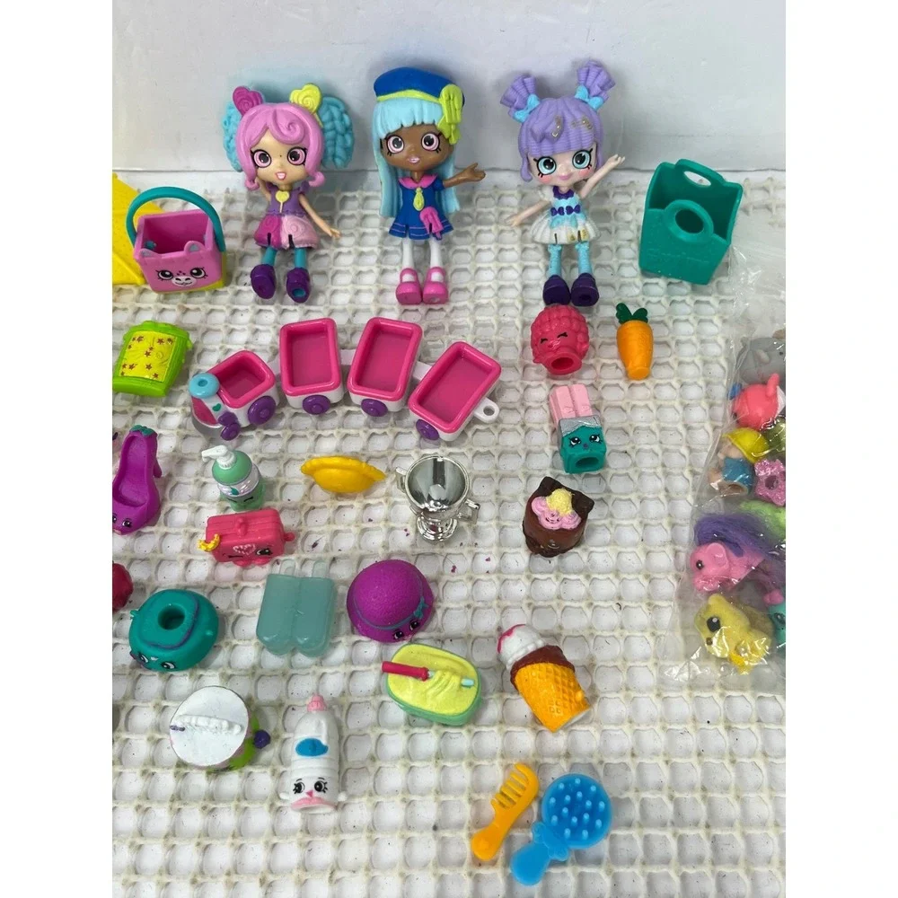 Shopkins Lil‎ Secrets Shoppies Dolls Lot & Tiny Shopkin Figures Accessories